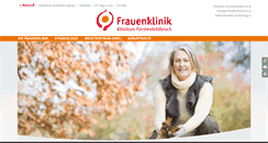 Desktop Screenshot of frauenklinik-ffb.de