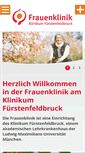 Mobile Screenshot of frauenklinik-ffb.de